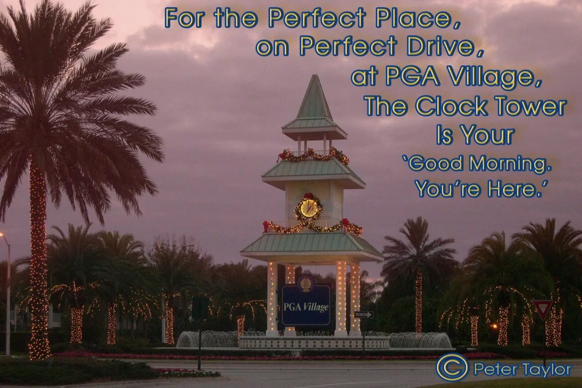 The Clock Tower at PGA Village, Port St Lucie, FL