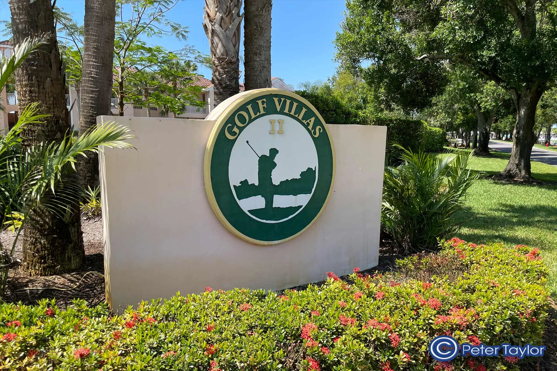 The Entrance Monument at Golf Villas II, Port St Lucie, FL 34986
