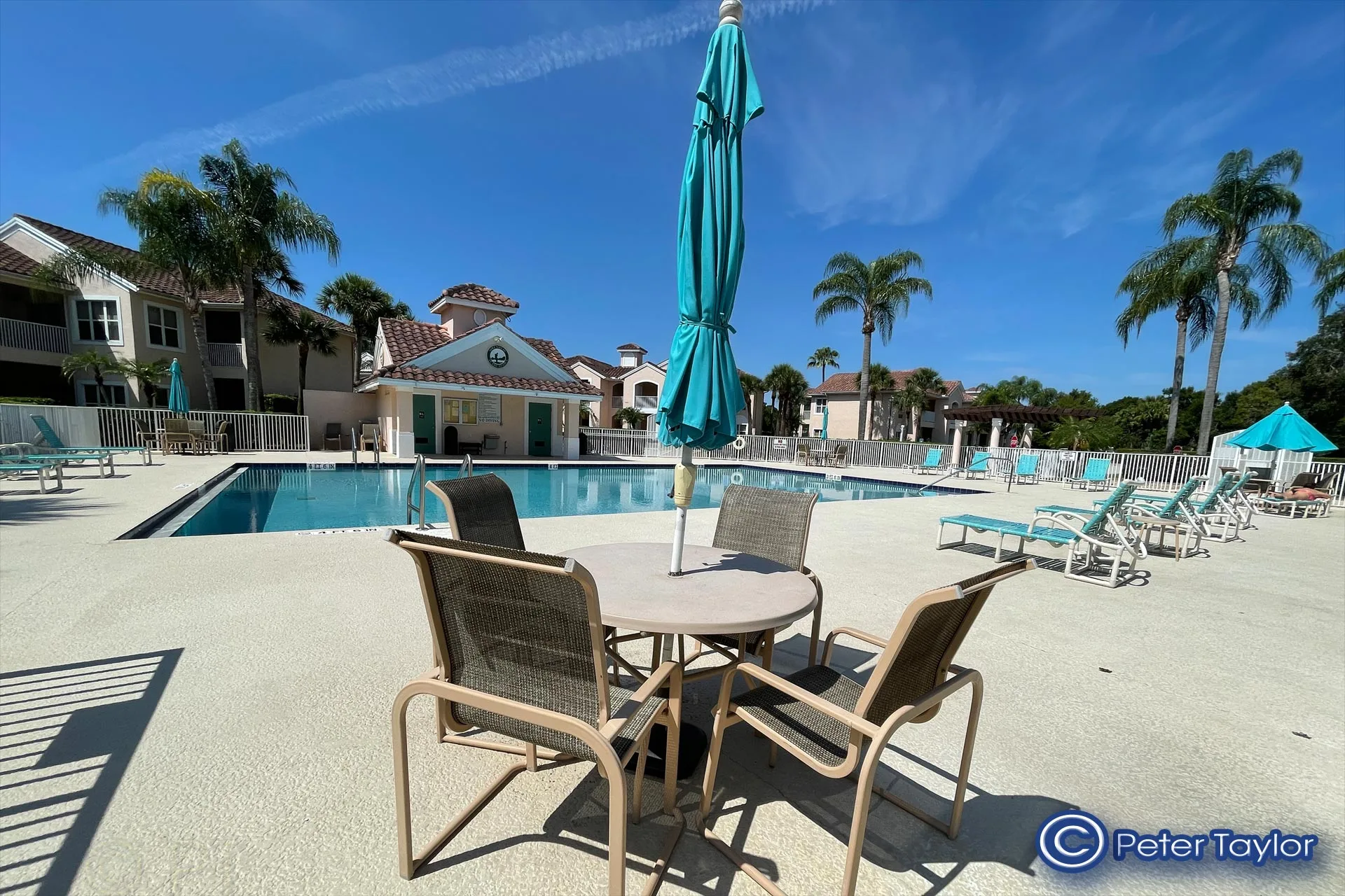 The Golf Villas II Swimming Pool and Large Sunning Deck