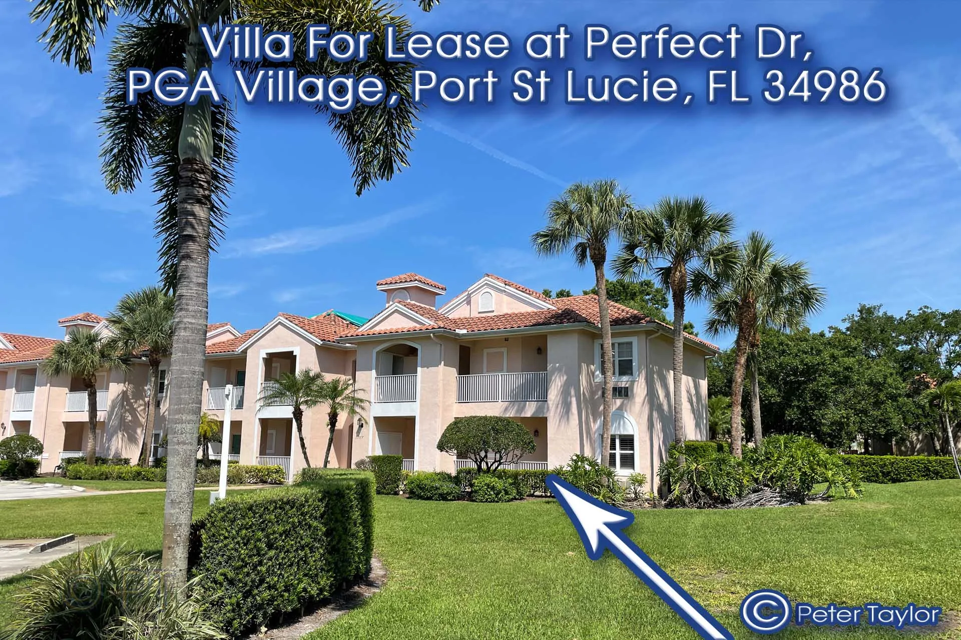 Villa For Lease at PGA Golf Club in zip code 34986
